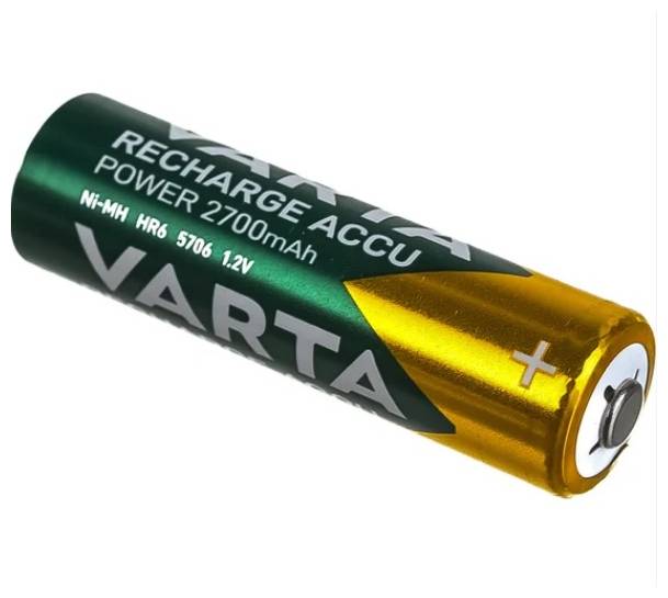 Аккумулятор АА 2700 mAh Varta Rechargeable Accu HR6, NiMH, 1.2V