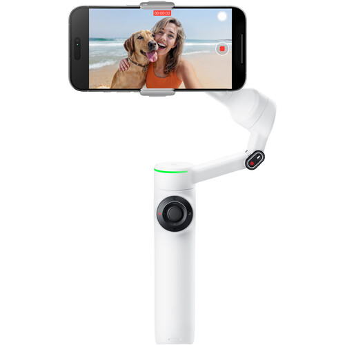 Электронный стабилизатор для смартфонов Insta360 Flow 2 Pro AI Tracker Kit с функциями искусственного интеллекта (Summit White)