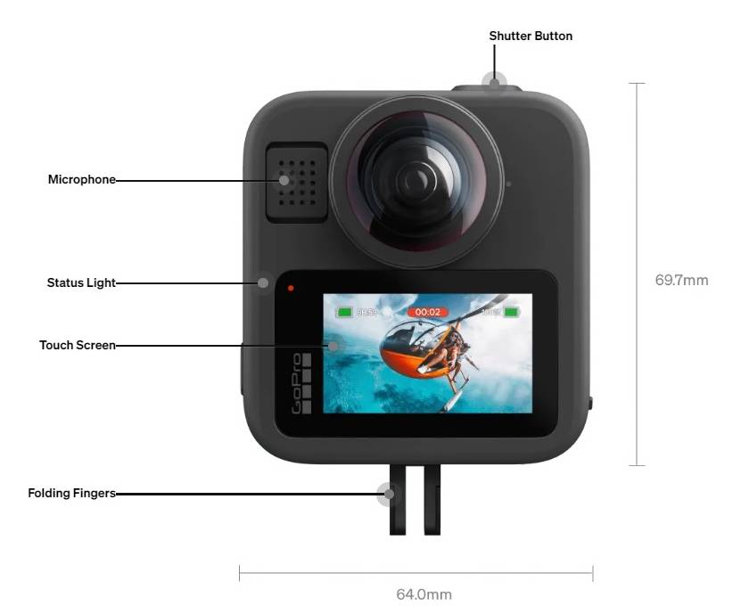 Экшн-камера GoPro MAX2 360 (CHDHZ-311-TH)