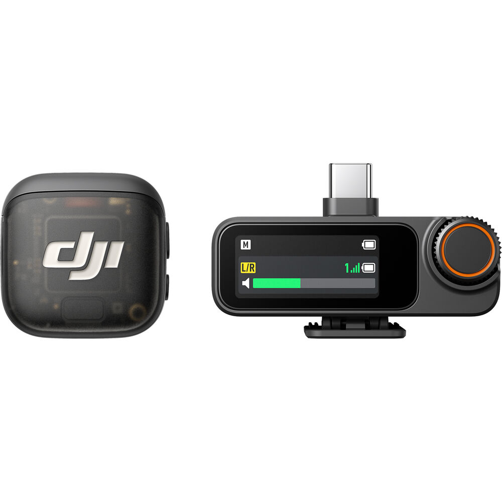 Беспроводной микрофон DJI Mic 3 (приемник RX + передатчик TX) для ПК, ноутбука, смартфонов, фото/видео камер, экшн-камер и других совместимых устройств