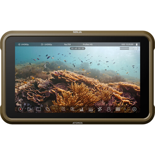 Монитор-рекордер Atomos Ninja (ATOMNJA004) 5,2" 4K HDMI + Набор аксессуаров Atomos 5" Accessory Kit II (ATOMACCKT4)