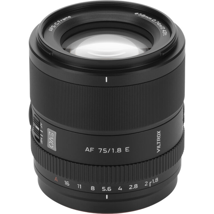 Объектив  Viltrox 75mm f/1.8 EVO AF (для камер Sony E)