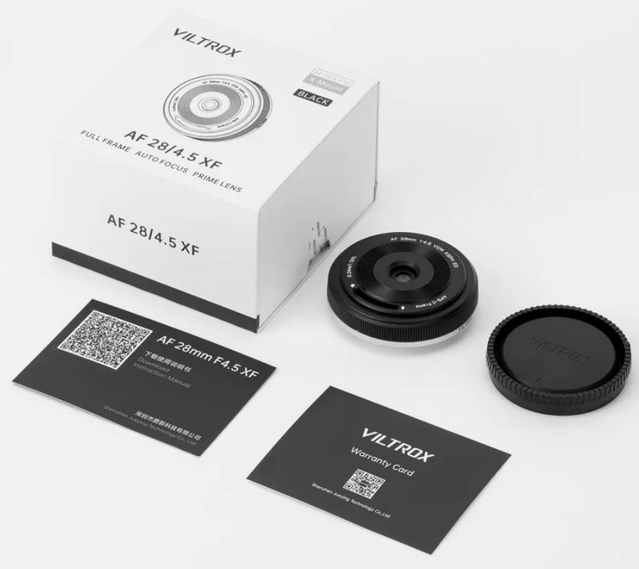 Объектив Viltrox AF 28mm f/4.5 (для камер Fujifilm X)