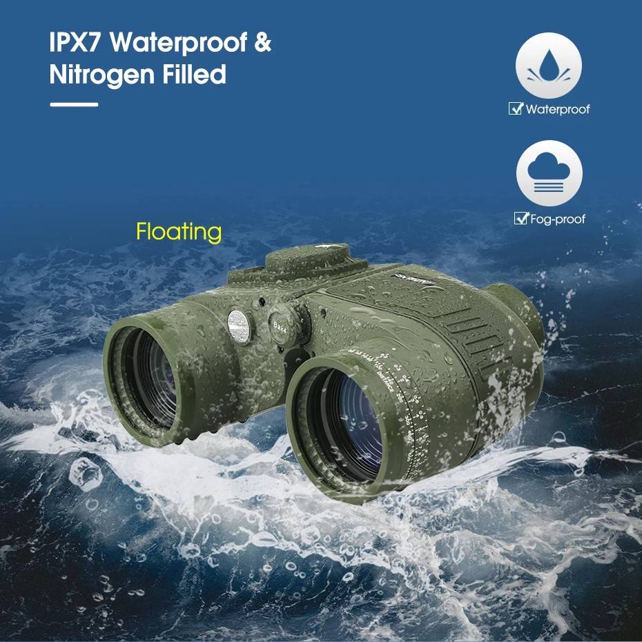 Бинокль SVBONY SV27 7x50 (F9307G) Green