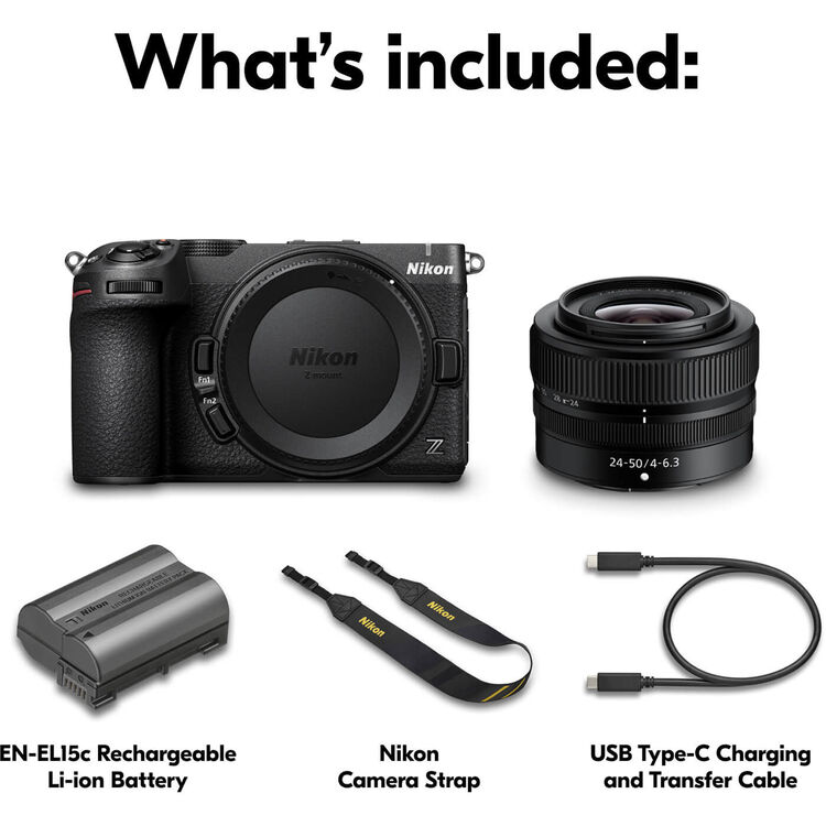 Цифровой фотоаппарат Nikon Z5 IIC Kit (Nikkor Z 24-50mm f/4-6.3) Black Multi-language, Russian