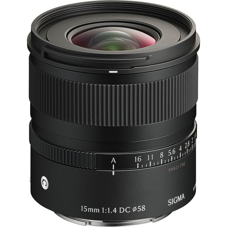 Объектив Sigma 15mm f/1.4 DC Contemporary для Sony E
