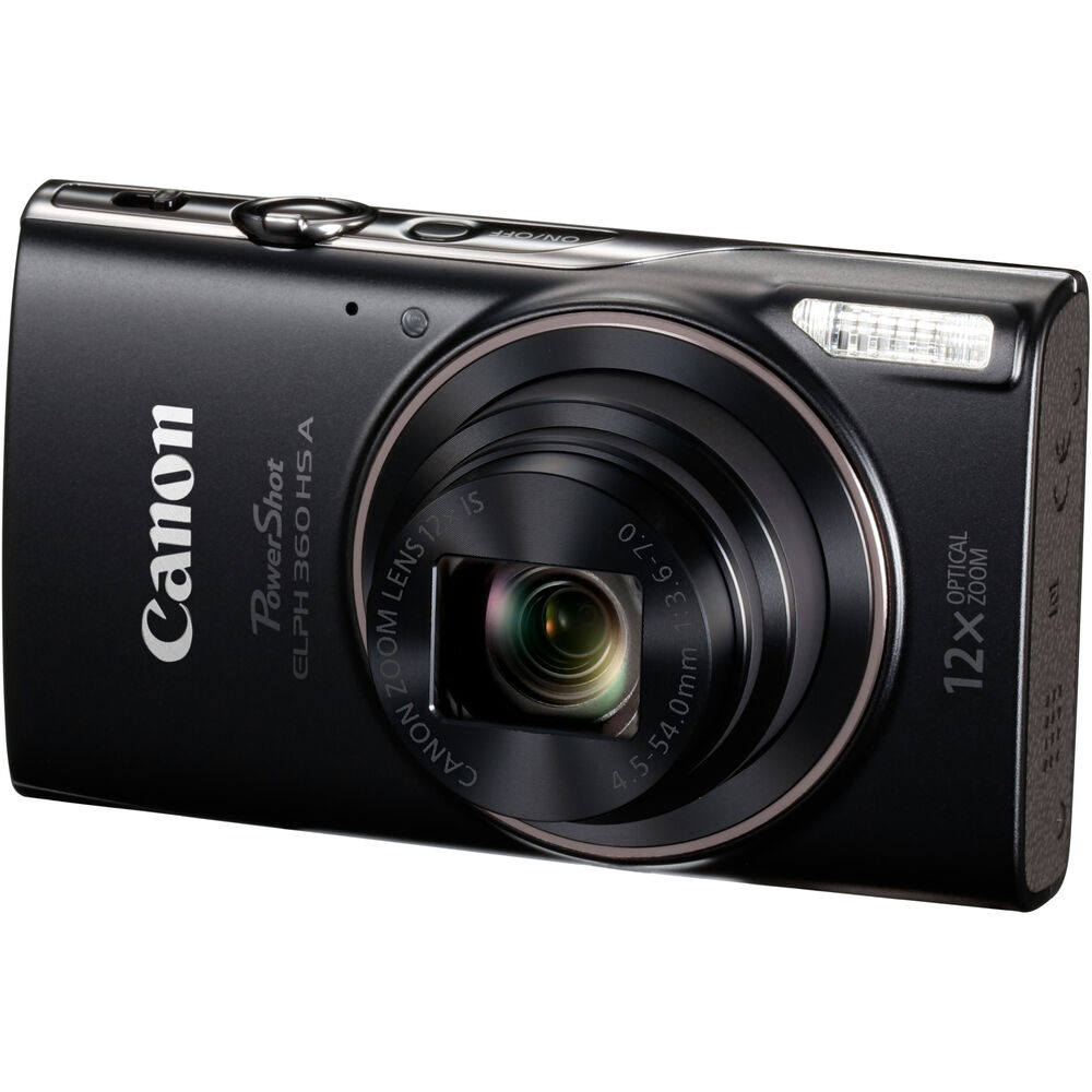 Компактный фотоаппарат Canon PowerShot ELPH 360 HS A Black