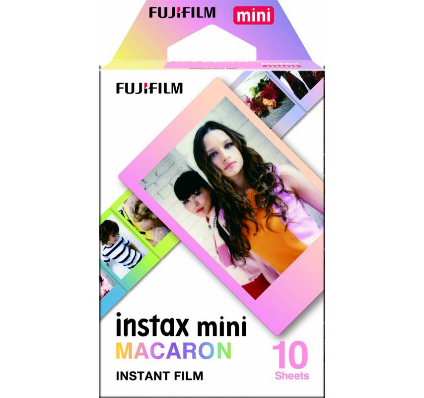 Пленка Fujifilm instax mini Macaron Film (10 штук в упаковке) подходит для фотокамер и принтеров instax mini