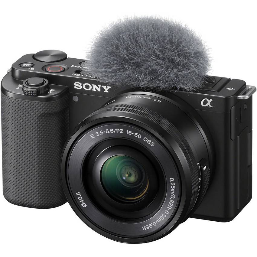 Камера Sony ZV-E10 kit 16-50mm f/3.5-5.6 OSS для ведения видеоблога (ZV-E10L/B) Black (Multi-language, Russian) Гарантия 2 года