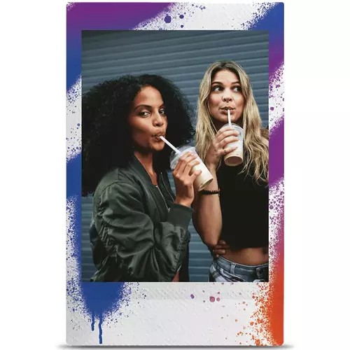 Пленка Fujifilm instax mini Spray Art (10 штук в упаковке) подходит для фотокамер и принтеров instax mini