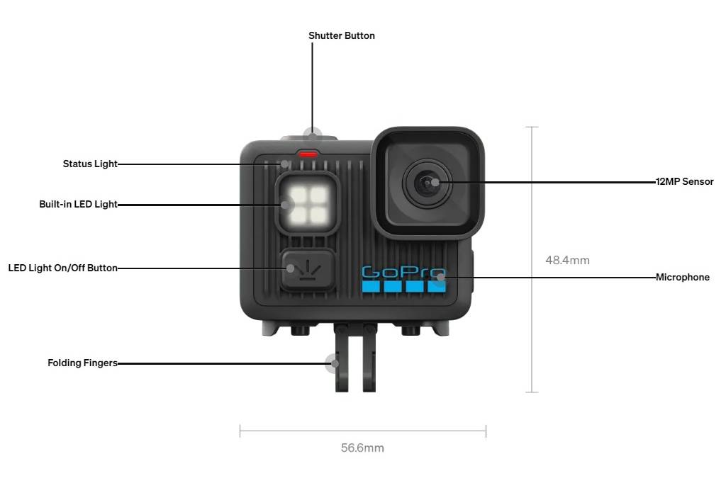 Компактная экшн-камера GoPro LIT HERO (CHDHF-132-AT)