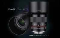 Новый объектив Samyang 35mm f/1.2 ED AS UMC CS