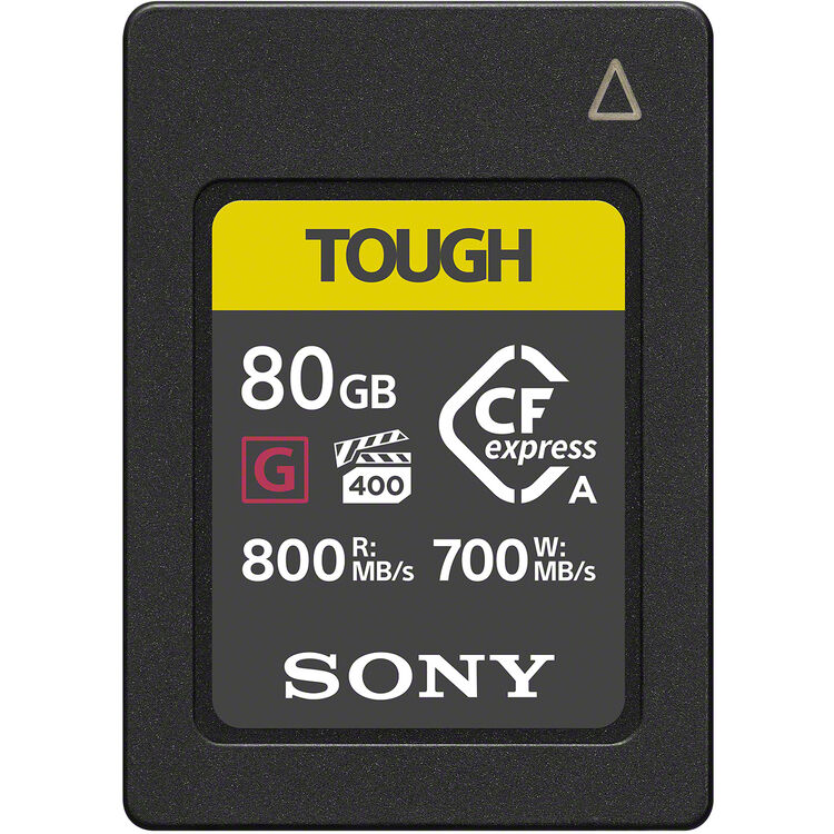 Карта памяти Sony CFexpress Type А TOUGH CEA-G 80GB (Sony CEA-G80T) R800MB/S, W700MB/S