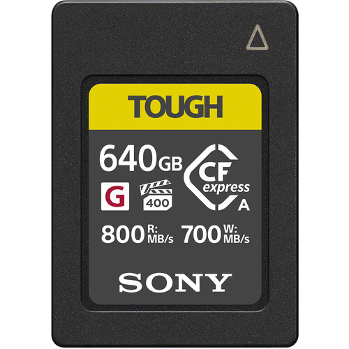 Карта памяти Sony CFexpress Type А TOUGH CEA-G 640GB (Sony CEA-G640T) R800MB/S, W700MB/S