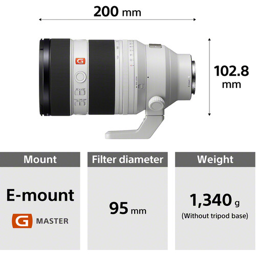 Объектив Sony FE 50-150mm f/2 GM (SEL50150GM)