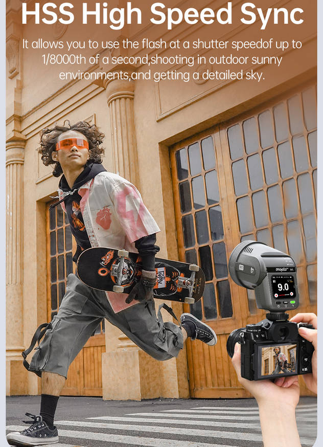 Вспышка универсальная JINBEI H1 S TTL HSS Speedlite Blue (для камер Sony)
