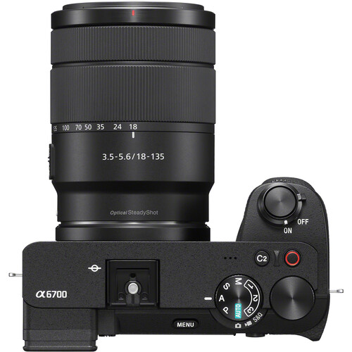 Цифровой фотоаппарат Sony Alpha a6700 kit 18-135mm f/3.5-5.6 OSS (ILCE-6700M) Black (Multi-language, Russian) Гарантия 2 года