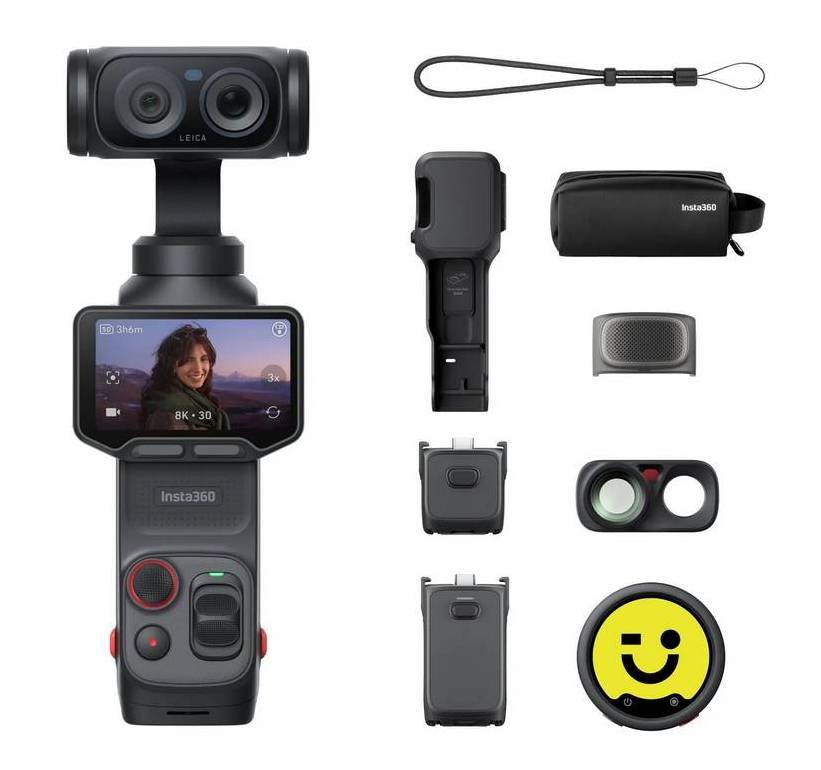 Экшн-камера Insta360 Luna Ultra Creator Bundle (Cosmic Black)