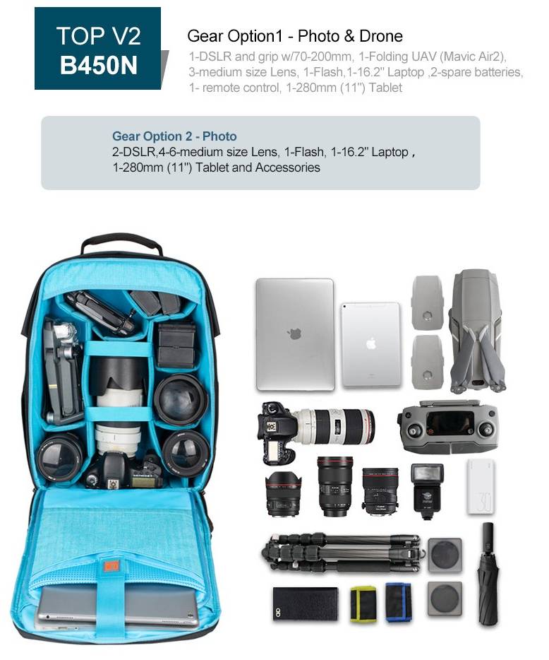 Рюкзак Dulepro Top Backpack B450N V2 Black