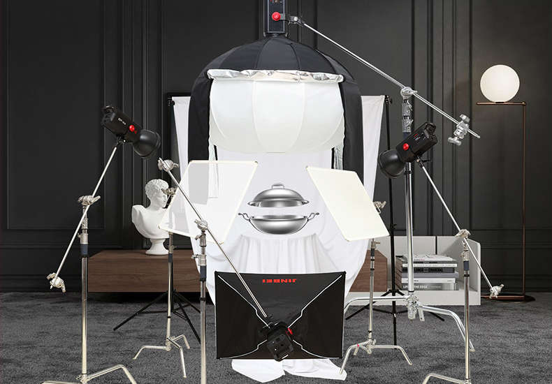Зонт-софтбокс на просвет Jinbei Quick Ball Softbox Ф100 + Ткань/шторка управления светом