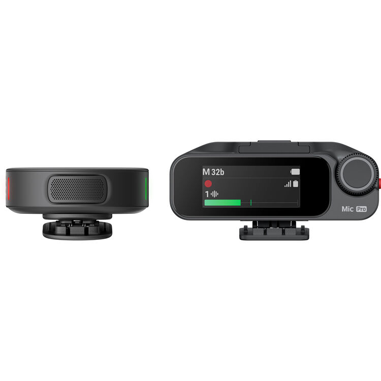 Беспроводной микрофон петличка Insta360 Mic Pro (1 приемник RX + 1 передатчик TX)
