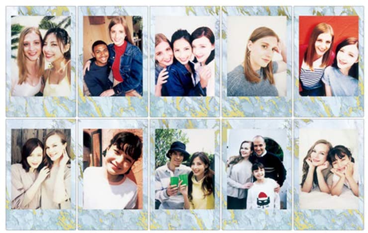 Пленка Fujifilm instax mini Blue Marble Film (10 штук в упаковке) подходит для фотокамер и принтеров instax mini