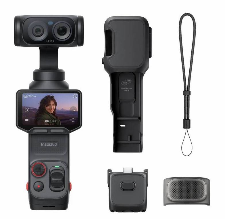 Экшн-камера Insta360 Luna Ultra Standard Combo (Cosmic Black)