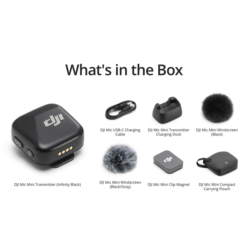 Беспроводной микрофон петличка DJI Mic Mini (передатчик TX)