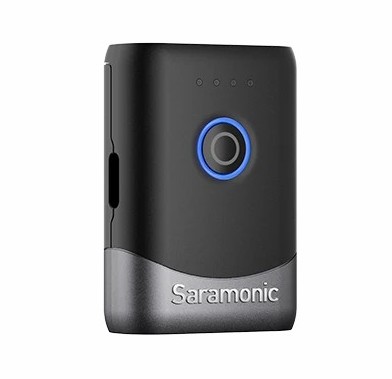 Комплект беспроводных микрофонов петличек Saramonic Mix (приемник RX + 2 передатчика TX + зарядный кейс) для ПК, ноутбука, iPhone/Andriod смартфонов, фото/видео камер, рекордеров и других совместимых устройств