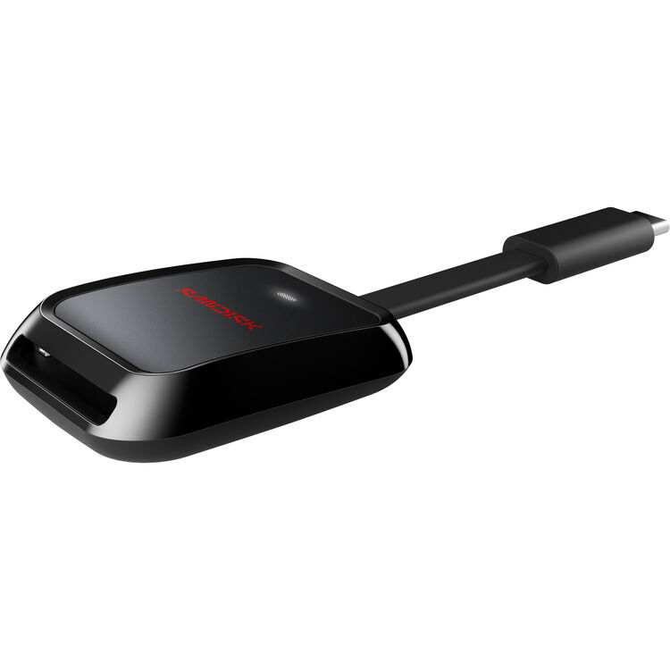 Картридер SanDisk SD UHS-I, USB-C (SDDR-C751-GNANN) R250/W170
