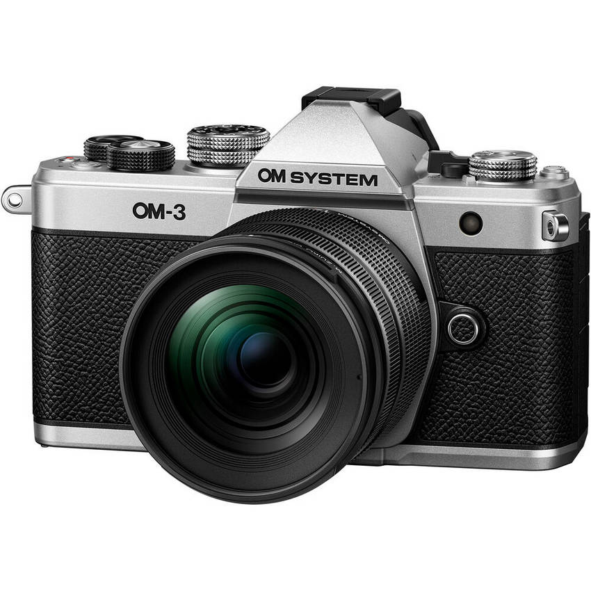 Цифровой фотоаппарат OM SYSTEM / Olympus OM-3 Kit (M.Zuiko Digital ED 12-45mm f/4 PRO) Black