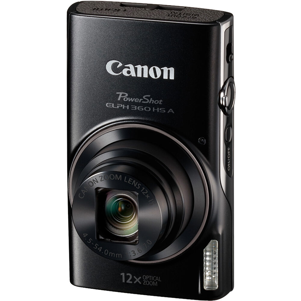 Компактный фотоаппарат Canon PowerShot ELPH 360 HS A Black