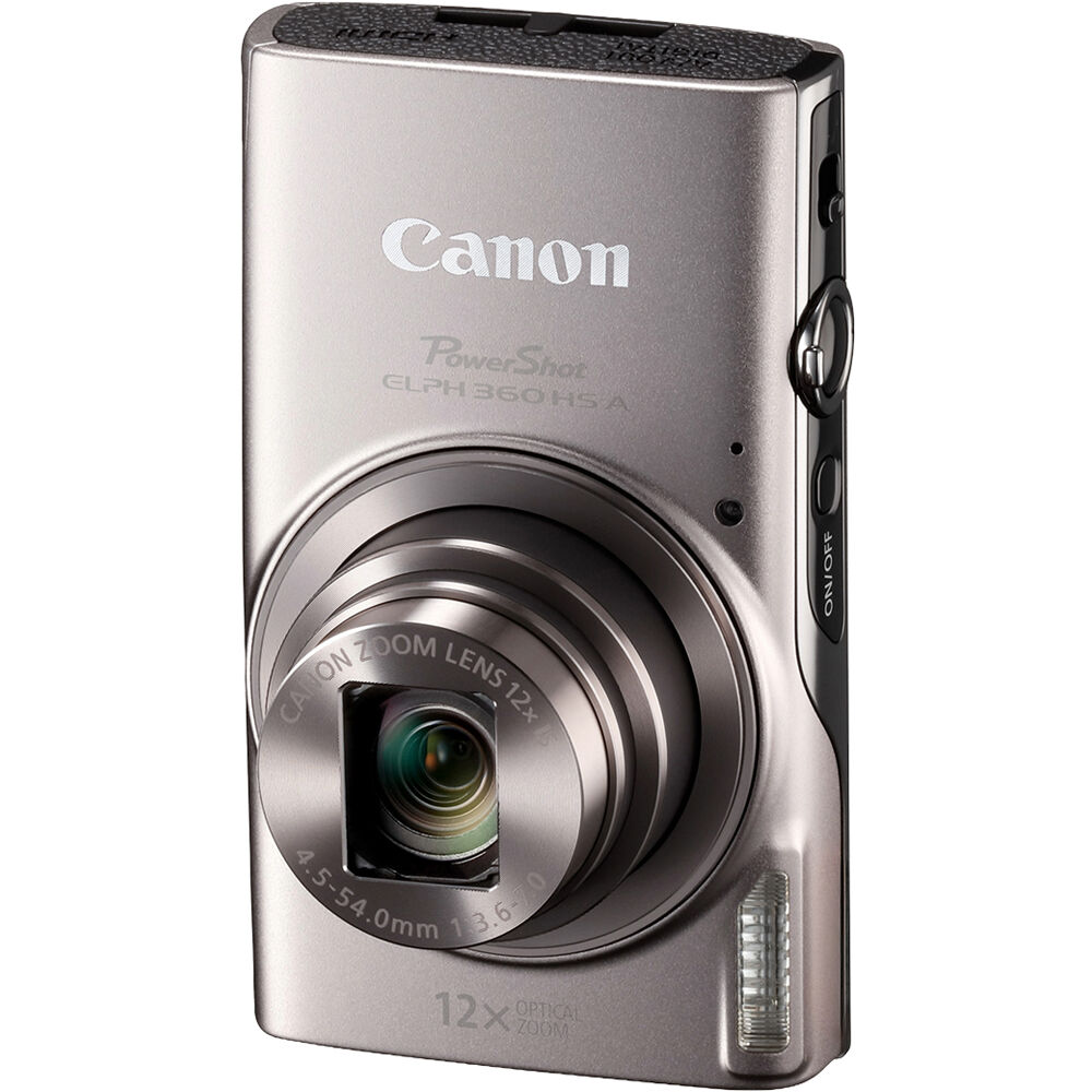 Компактный фотоаппарат Canon PowerShot ELPH 360 HS A Silver