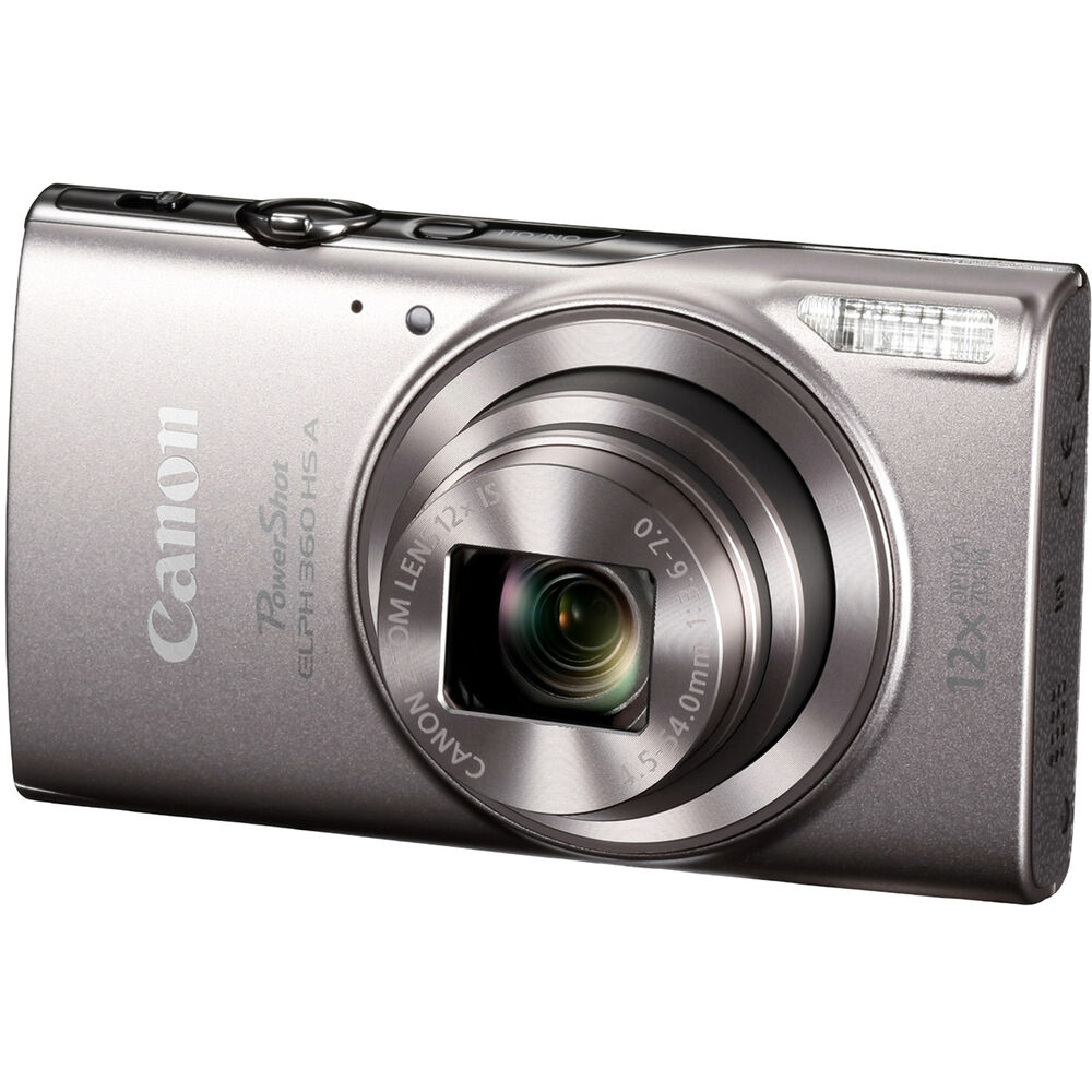 Компактный фотоаппарат Canon PowerShot ELPH 360 HS A Silver