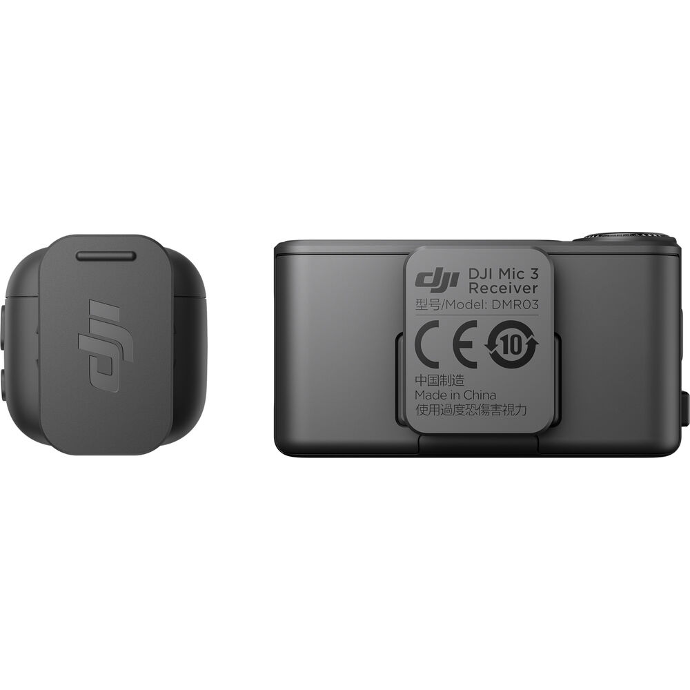 Беспроводной микрофон DJI Mic 3 (приемник RX + передатчик TX) для ПК, ноутбука, смартфонов, фото/видео камер, экшн-камер и других совместимых устройств