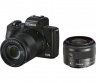 Цифровой фотоаппарат Canon EOS M50 Mark II kit (EF-M 15-45mm f/3.5-6.3 IS STM + EF-M 55-200mm f/4.5-6.3 IS STM) Black