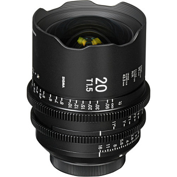 Объектив Sigma Cine 20mm T1.5 FF High-Speed ​​Prime (Sony E, Метры)