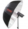 Глубокий зонт JINBEI Deep Focus Umbrella Ф105см черно-серебристый