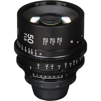 Объектив Sigma Cine 50mm T1.5 FF High-Speed ​​Prime (Sony E, Метры)