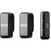 Комплект беспроводных микрофонов петличек RODE Wireless Micro 2-Person (1 приемник + 2 передатчика + зарядный кейс) с разъемом Lightning для iPhone и iOS планшетов (Черный)