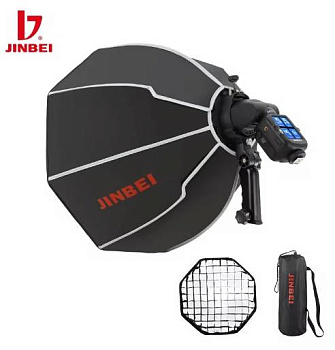Складной октобокс Jinbei KM-50 (для TTL вспышек Jinbei Hi-460/HD1/HD-2MAX/Hi900) + Фокусирующая сетка