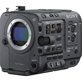 Полнокадровая кинокамера Sony FX6 Cinema Line (ILME-FX6V) Body Multi-language, Russian