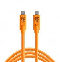 Кабель Tether Tools TetherPro с USB-C на USB-C, 15' (4,6м),  (CUC15-ORG) Orange