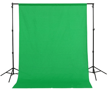Фон тканевый Jinbei Cotton Background Cloth 3x6 м (зеленый) Chroma Key / Хромакей