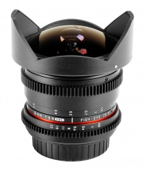 Неавтофокусный объектив Samyang VDSLR 8mm T3.8 AS IF MC Fish-eye CS II Sony E (NEX) 
