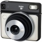 Моментальный фотоаппарат Fujifilm Instax SQUARE SQ6 Pearl White + кожаный ремешок для камеры + две литиевые батареи (CR2)