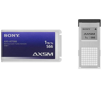 Высокоскоростная карта памяти Sony AXS 1 ТБ (AXS-A1TS66) гарантированная скорость записи 6,6 Гбит/с
