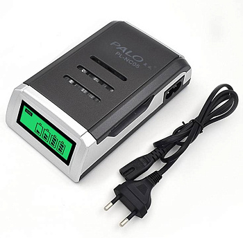 Зарядное устройство Palo NC-05 Standart Charger для Ni-MH, Ni-Cd аккумуляторов типа AA, AAA (серый)