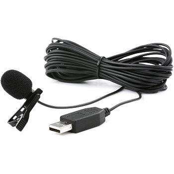Конденсаторный микрофон Saramonic SR-ULM7 USB Lavalier Clip-on для ПК и Mac Book