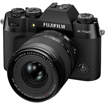 Цифровой фотоаппарат Fujifilm X-T50 kit (XF 16-50mm f/2.8-4.8 R LM WR) Black